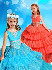 Polka Dot Sequined Mini Quinceanera Dress with Ruffled Layers and Beading