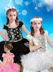 Most Popular Halter Top Organza Short Mini Quinceanera  Dress in Rose Pink