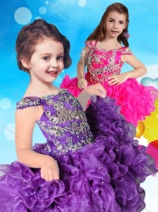 Hot Sale Straps Cap Sleeves Mini Quinceanera Dresses in Teal