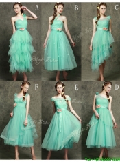 Romantic Off the Shoulder Cap Sleeves Prom Dresses with Appliques and Hand Made Flowers