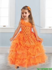 Best Asymmetrical Neckline Mini Quinceanera Dresses with Appliques and Ruffled Layers