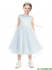 New Arrivals Scoop Mini Quinceanera Dresses with Appliques and Beading