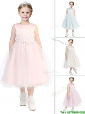 New Arrivals Scoop Mini Quinceanera Dresses with Appliques and Beading