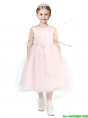 New Arrivals Scoop Mini Quinceanera Dresses with Appliques and Beading