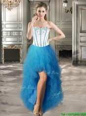 New Style Big Puffy Detachable Quinceanera Dresses with Beading and Ruffles