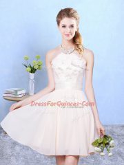 Exceptional Sleeveless Lace Lace Up Quinceanera Court Dresses