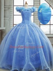 Custom Fit Sleeveless Brush Train Lace Up Pick Ups Quinceanera Dresses