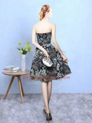 Eye-catching Multi-color Zipper Damas Dress Pattern Sleeveless Knee Length