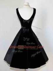 Trendy Sleeveless Bowknot Zipper