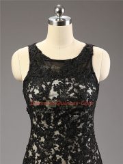 Black Dress for Prom Sweetheart Sleeveless Brush Train Zipper