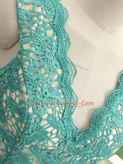 Sleeveless Backless Floor Length Lace and Appliques Homecoming Dress