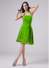 Fabulous Sleeveless Knee Length Ruching Zipper Homecoming Dress with