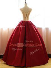 Sleeveless Appliques Lace Up Sweet 16 Dress