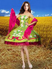 Olive Green Sleeveless Organza and Taffeta Lace Up Quince Ball Gowns for Military Ball and Sweet 16 and Quinceanera