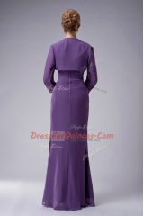 Popular Green Chiffon Zipper Straps Sleeveless Floor Length Prom Evening Gown Beading