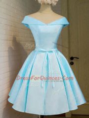 Cap Sleeves Belt Lace Up Quinceanera Court Dresses