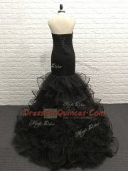 Tulle Sleeveless Floor Length Prom Dresses and Beading