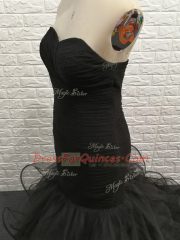 Tulle Sleeveless Floor Length Prom Dresses and Beading