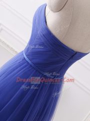 Chic Sleeveless Beading and Belt Zipper Prom Evening Gown