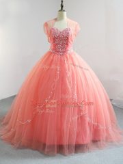 Sleeveless Lace Up Floor Length Beading Quinceanera Gowns