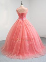 Sleeveless Lace Up Floor Length Beading Quinceanera Gowns