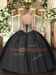 Captivating Sleeveless Beading and Appliques Lace Up Vestidos de Quinceanera