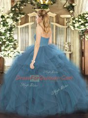 Great Fuchsia Sweetheart Zipper Ruffles Quinceanera Dresses Sleeveless