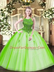 Charming Sleeveless Beading Floor Length Quinceanera Dresses