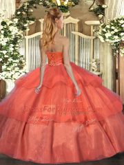 Halter Top Sleeveless Tulle Vestidos de Quinceanera Ruffled Layers Lace Up