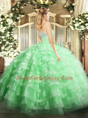 Fashionable Two Pieces 15 Quinceanera Dress Lavender Scoop Tulle Sleeveless Floor Length Zipper