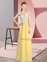 Affordable Sleeveless Lace Zipper Homecoming Dress
