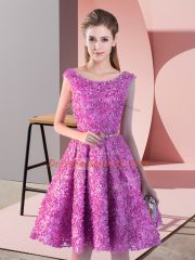Lovely Sleeveless Lace Up Knee Length Belt