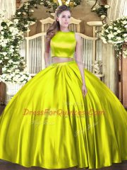 Nice Ruching Sweet 16 Quinceanera Dress Olive Green Criss Cross Sleeveless Floor Length