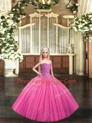 Sleeveless Beading Lace Up Sweet 16 Quinceanera Dress