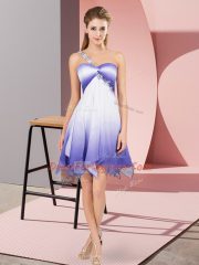 Custom Made Sleeveless Beading Lace Up Prom Party Dress