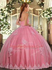 Sophisticated Lavender Sleeveless Beading and Appliques Floor Length Vestidos de Quinceanera