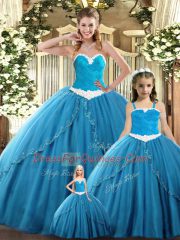 Perfect Teal Quinceanera Gowns Military Ball and Sweet 16 and Quinceanera with Ruching Sweetheart Sleeveless Lace Up