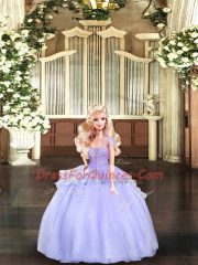 Organza Sleeveless Floor Length Vestidos de Quinceanera and Beading and Appliques