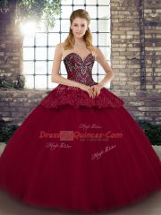 Free and Easy Sleeveless Lace Up Floor Length Beading and Appliques Quinceanera Gowns