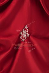 Fitting Sleeveless Embroidery and Pick Ups Lace Up Quinceanera Dresses