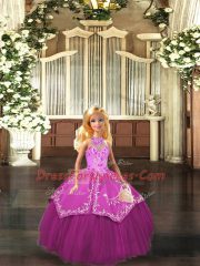 High End Sleeveless Embroidery Lace Up 15 Quinceanera Dress