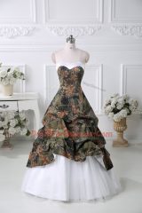 Elegant Multi-color Ball Gowns Taffeta Sweetheart Sleeveless Pick Ups Lace Up Prom Evening Gown Court Train