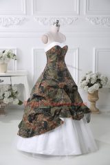 Elegant Multi-color Ball Gowns Taffeta Sweetheart Sleeveless Pick Ups Lace Up Prom Evening Gown Court Train