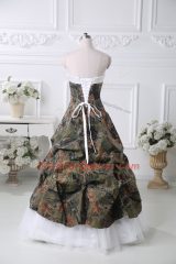 Elegant Multi-color Ball Gowns Taffeta Sweetheart Sleeveless Pick Ups Lace Up Prom Evening Gown Court Train