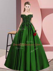 Beauteous Floor Length Zipper Quince Ball Gowns Green for Sweet 16 and Quinceanera with Lace