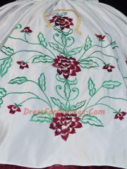 Sweetheart Sleeveless Lace Up Sweet 16 Quinceanera Dress Burgundy Organza