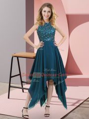 Custom Designed Sleeveless Beading and Sequins Zipper