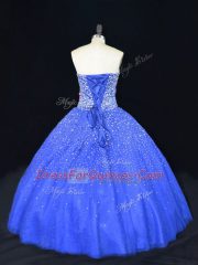 Sleeveless Beading Lace Up Quinceanera Dresses