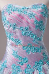 Classical Floor Length Ball Gowns Sleeveless Light Blue Vestidos de Quinceanera Lace Up