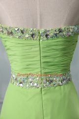 Fitting High Low Homecoming Dress Sweetheart Sleeveless Zipper